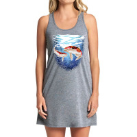 Japanese Koi Fish Carp Pond Japan Tattoo Koi Retro Tank Dress | Artistshot