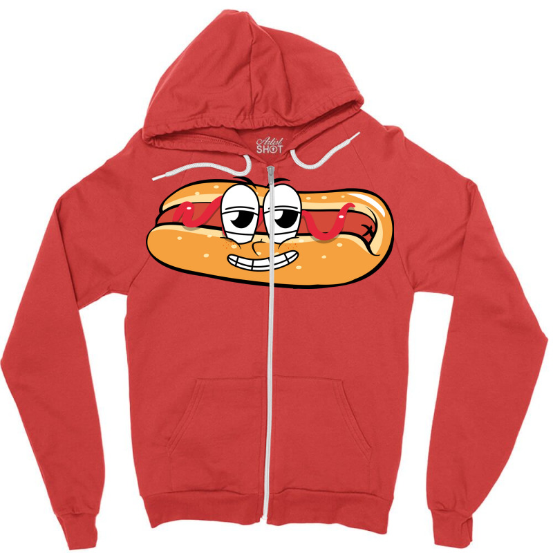 Goofy Hot Dog Nature Zipper Hoodie | Artistshot