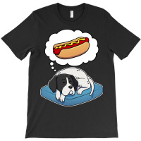 English Pointer Dreaming About Hotdogs Stars T-shirt | Artistshot