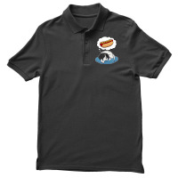 English Pointer Dreaming About Hotdogs Stars Men's Polo Shirt | Artistshot