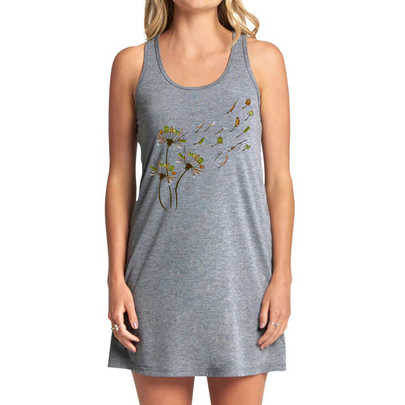 Hunting  Dandelion Hunting Lover Cool Tank Dress by lydesalmusw | Artistshot