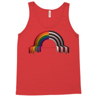 Lgbt Ally Pride Flag 3d Drip Rainbow Design Cool Tank Top | Artistshot