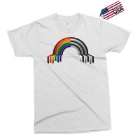 Lgbt Ally Pride Flag 3d Drip Rainbow Design Cool Exclusive T-shirt | Artistshot