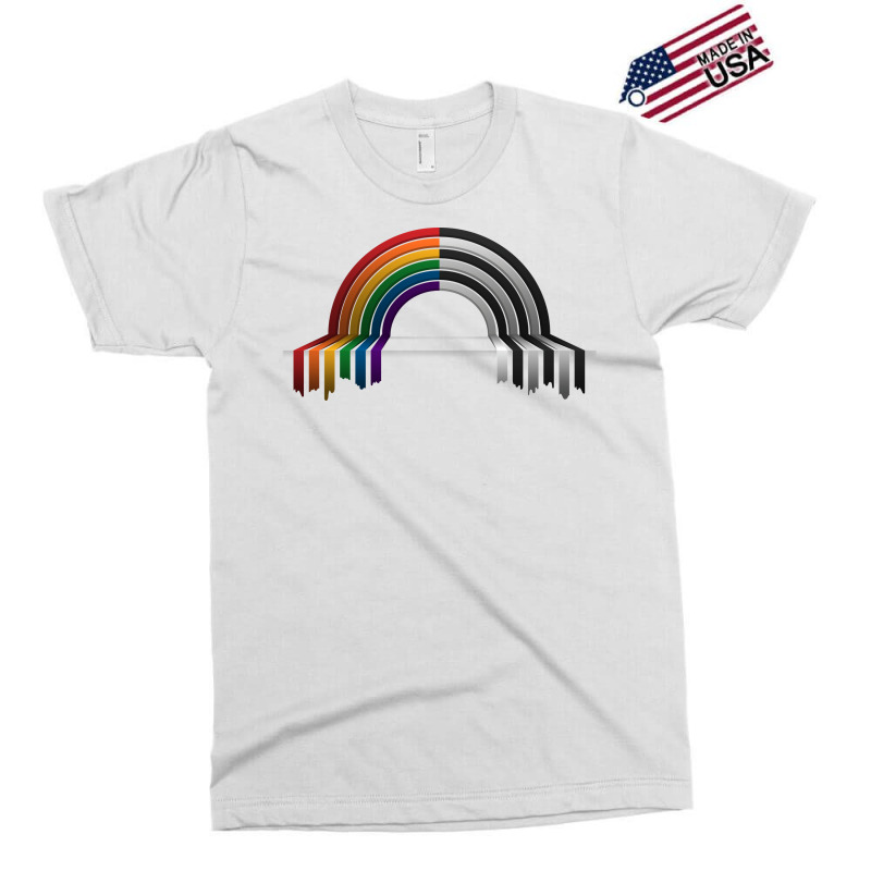 Lgbt Ally Pride Flag 3d Drip Rainbow Design Cool Exclusive T-shirt | Artistshot