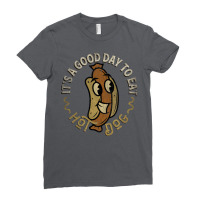 Vintage Distressed Hot Dog Wiener Sausage And Bun Ladies Fitted T-shirt | Artistshot