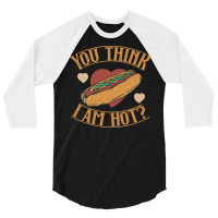 Hot Dog Funny Nostalgia 3/4 Sleeve Shirt | Artistshot