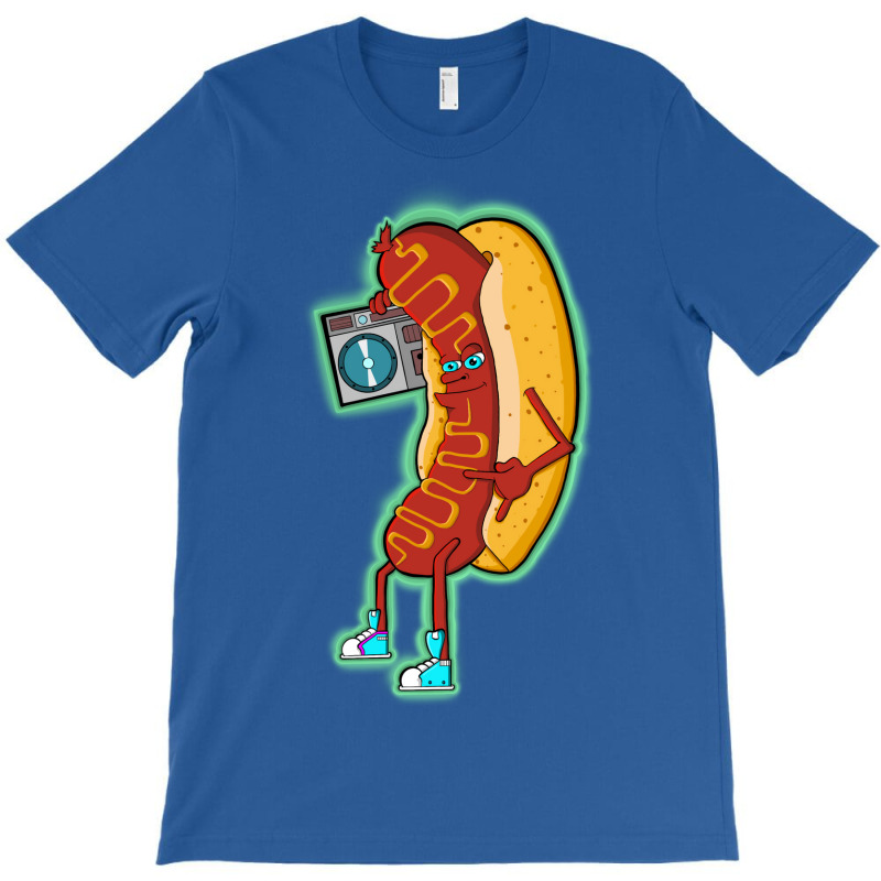 Rocking Hot Dog Red T-shirt | Artistshot