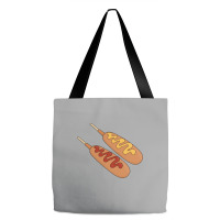 Ketchup And Mustard On Corn Dogs 70s Tote Bags | Artistshot