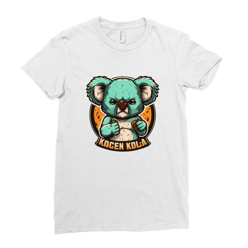 Koala Master Angry Ladies Fitted T-Shirt by ConnorOlson191 | Artistshot