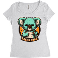 Koala Master Angry Women's Triblend Scoop T-shirt | Artistshot