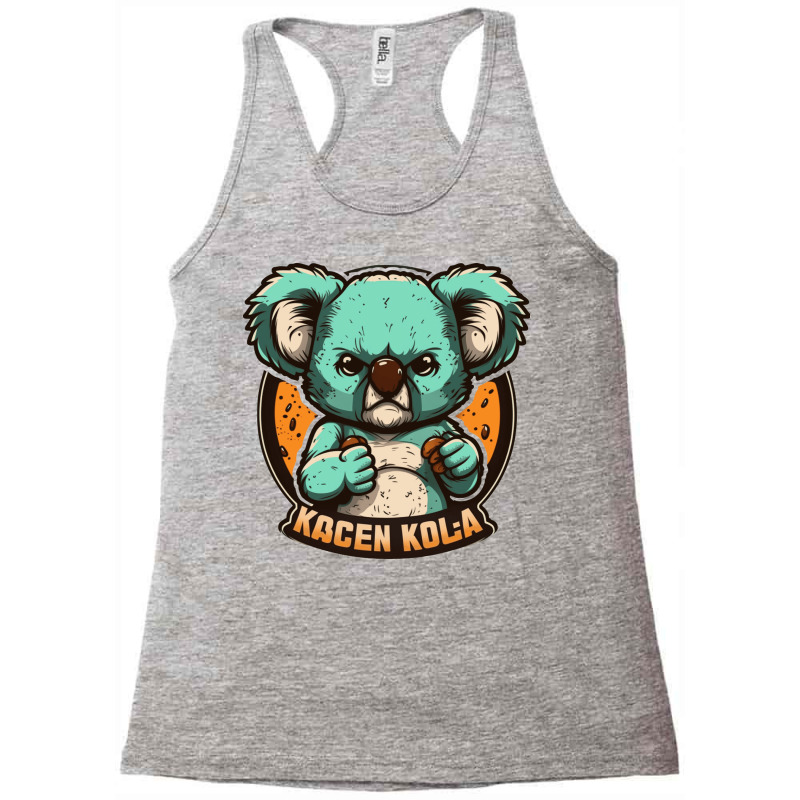 Koala Master Angry Racerback Tank by ConnorOlson191 | Artistshot