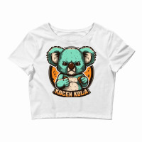 Koala Master Angry Crop Top | Artistshot