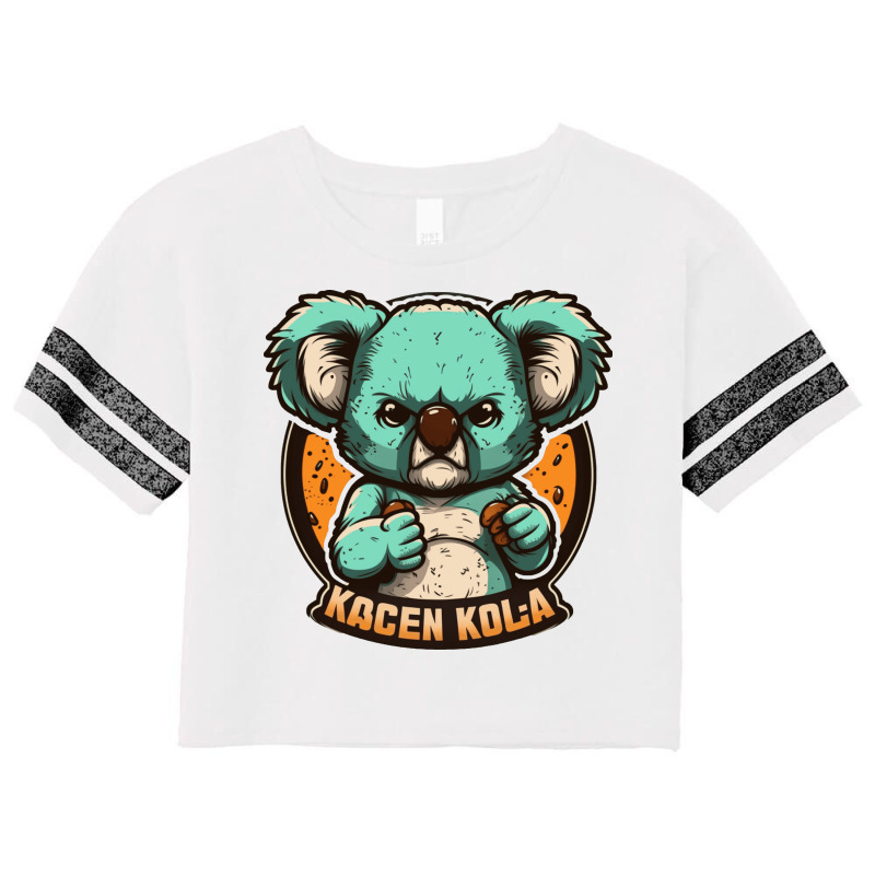 Koala Master Angry Scorecard Crop Tee by ConnorOlson191 | Artistshot