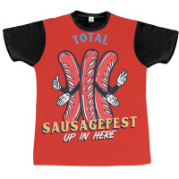 Total Sausagefest Blue Graphic T-shirt | Artistshot