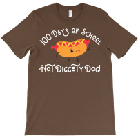 Funny Hot Dog 100 Days Of School Hot Diggety Dog Q T-shirt | Artistshot