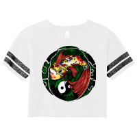 Koi Of Balance Emerald Edition Humor Scorecard Crop Tee | Artistshot