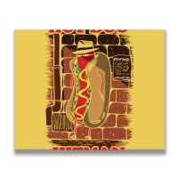 Hot Dog Hitman Girl Metal Print Horizontal | Artistshot