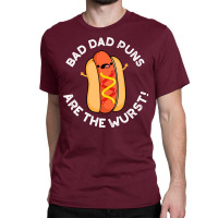 Bad Dad Puns Are The Wurst Cute Sausage Pun Aesthe Classic T-shirt | Artistshot