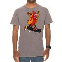 Hotdog Skater Funny Skating Bratwurst Nature Vintage T-shirt | Artistshot