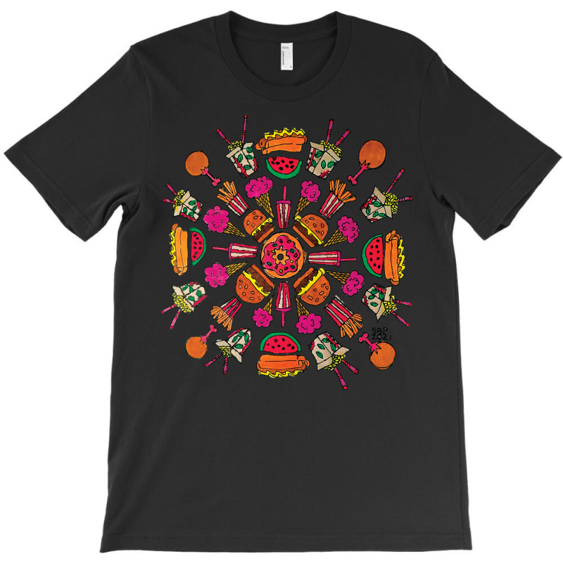 Food Mandala Humor T-shirt | Artistshot