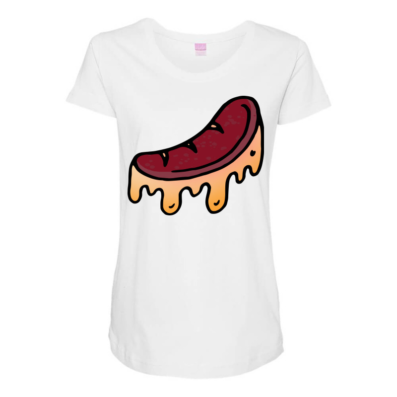 Simple Sausage Drawing Hipster Maternity Scoop Neck T-shirt by srojlhuango | Artistshot