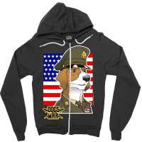 Dogs Of War Us Army Zipper Hoodie | Artistshot