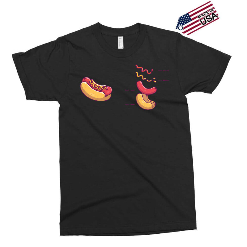 Hot Dog Ingredients Cool Exclusive T-shirt | Artistshot