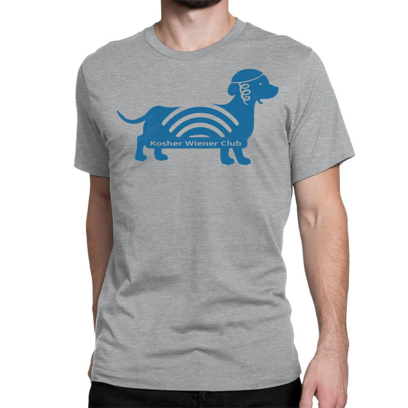 Kosher Wiener Dachshund Hot Dog Club Quote Classic T-shirt | Artistshot