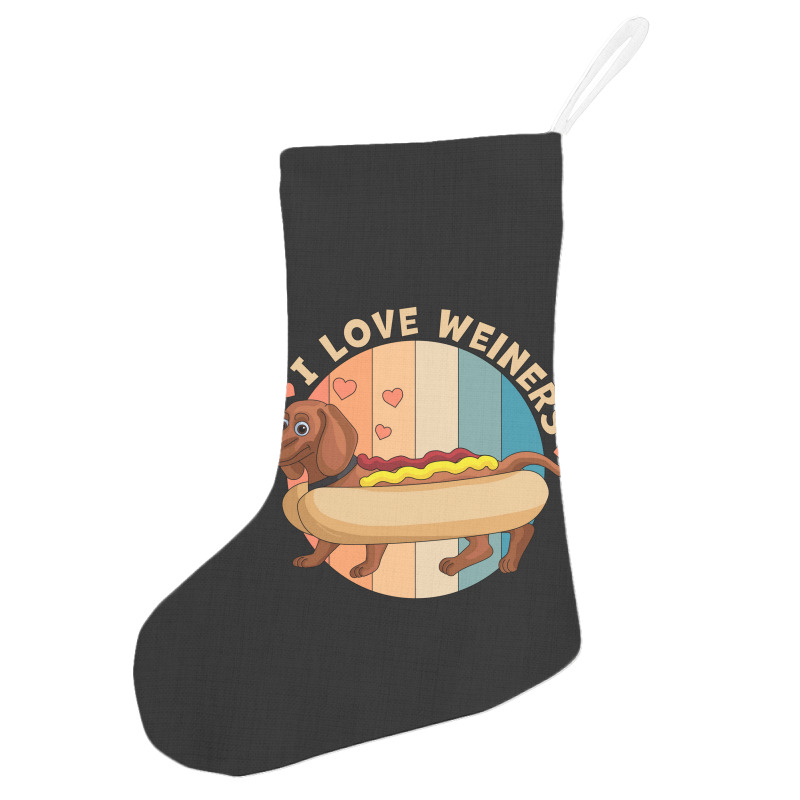 I Love Weiners Hot Dog Dachshund Nostalgia Holiday Stocking | Artistshot