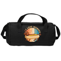 I Love Weiners Hot Dog Dachshund Nostalgia Duffel Bag | Artistshot