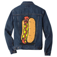 Hotdog Yellow Men Denim Jacket | Artistshot