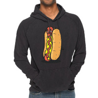 Hotdog Yellow Vintage Hoodie | Artistshot