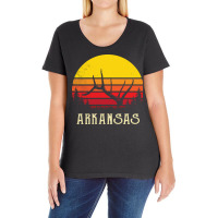 Elk Deer Shed Antler Hunting Arkansas River  Cute Ladies Curvy T-shirt | Artistshot