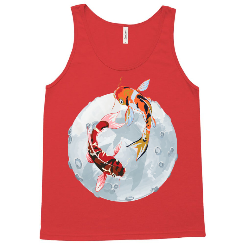 Asian Japanese Carp Water Pond Animal Pet Girl Tank Top by sbusiozald | Artistshot