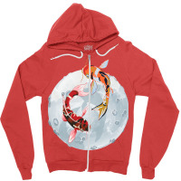 Asian Japanese Carp Water Pond Animal Pet Girl Zipper Hoodie | Artistshot