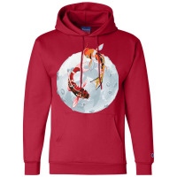 Asian Japanese Carp Water Pond Animal Pet Girl Champion Hoodie | Artistshot