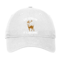 Eat Venison Its Organic Hunting Nostalgia Adjustable Cap | Artistshot