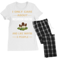 Funny 3 People Mushroom Hunting Mushrooms Mushroom Women's Pajamas Set | Artistshot