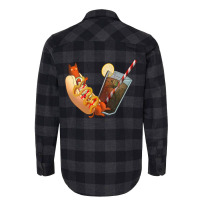 Menu 3 Hotdog And Lemonade Stars Flannel Shirt | Artistshot