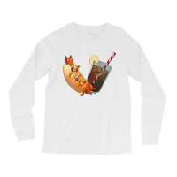 Menu 3 Hotdog And Lemonade Stars Long Sleeve Shirts | Artistshot