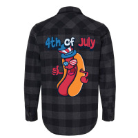 4th Of July Hotdog Travel Flannel Shirt | Artistshot