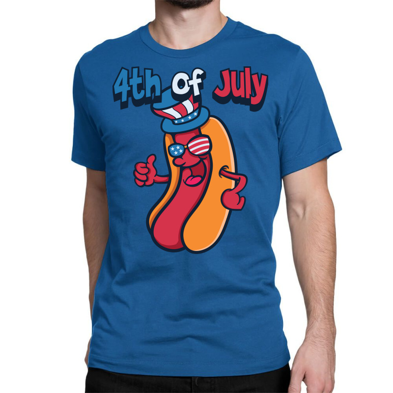 4th Of July Hotdog Travel Classic T-shirt | Artistshot