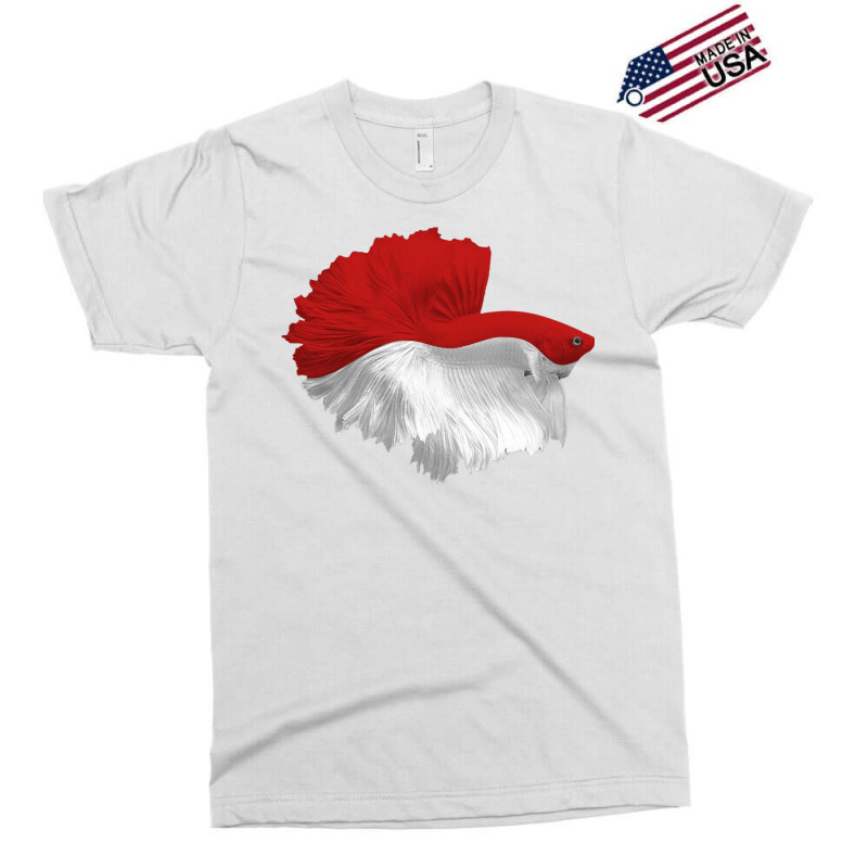 Awesome Betta Halfmoon Red And White Hippie Exclusive T-shirt by sbusiozald | Artistshot