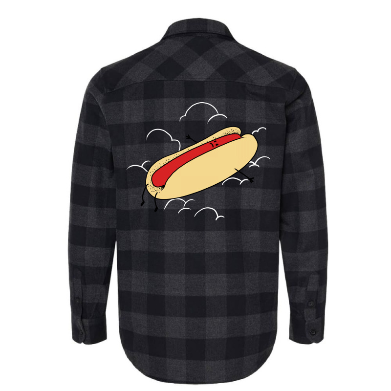 A Sad Hot Dog Retro Flannel Shirt | Artistshot