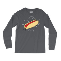 A Sad Hot Dog Retro Long Sleeve Shirts | Artistshot