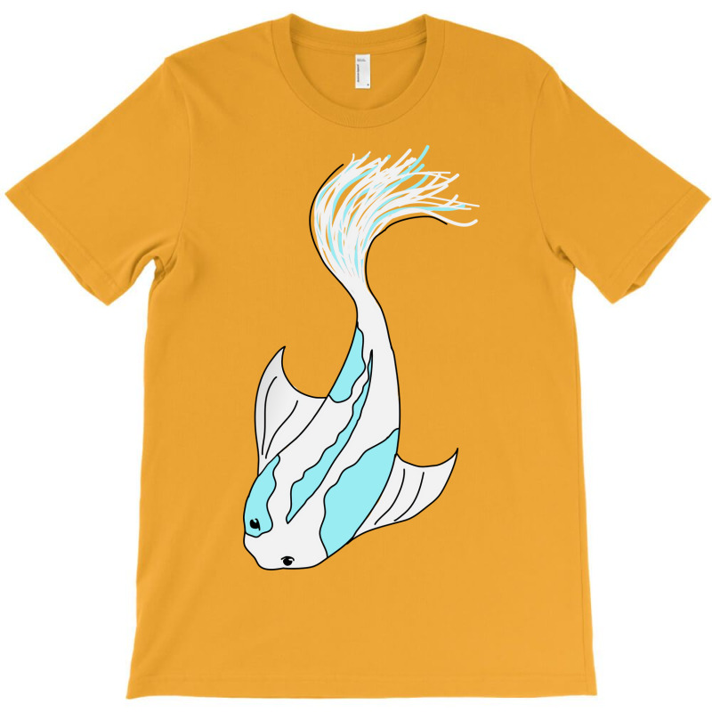 Blue And White Koi Fish Retro T-Shirt by sbusiozald | Artistshot