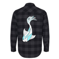 Blue And White Koi Fish Retro Flannel Shirt | Artistshot