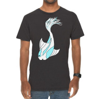 Blue And White Koi Fish Retro Vintage T-shirt | Artistshot