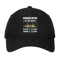 Funny Cant Stop Mushroom Hunting Mushrooms Mushroo Adjustable Cap | Artistshot