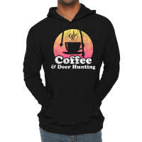 Coffee And Deer Hunting Hippie Lightweight Hoodie | Artistshot